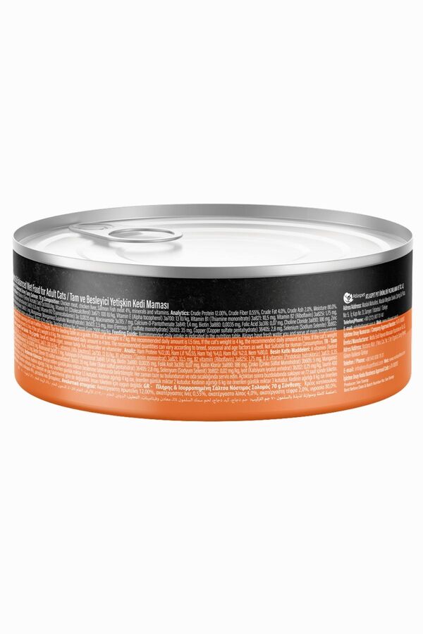 Prochoice Döner Sos İçinde Somon Balıklı Tam ve Dengeli Yetişkin Kedi Konservesi 70gr