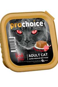 PRO CHOICE - Prochoice Sığır Etli Ezme Yetişkin Kedi Konservesi 100gr PRO CHOICE - Prochoice Sığır Etli Ezme Yetişkin Kedi Konservesi 100gr