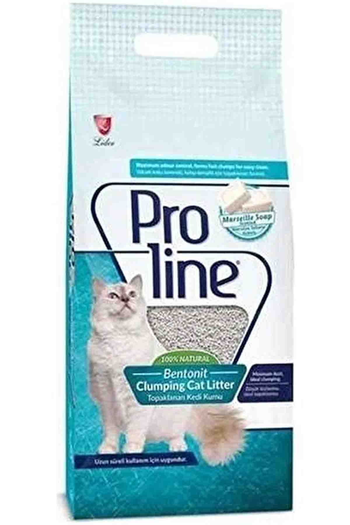 Proline Bentonit Marsilya Sabunlu Kedi Kumu 20lt Proline Bentonit Marsilya Sabunlu Kedi Kumu 20lt