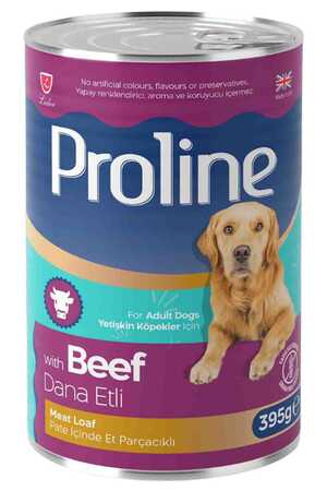 PROLINE - Proline Dana Etli Yetişkin Köpek Konservesi 395gr PROLINE - Proline Dana Etli Yetişkin Köpek Konservesi 395gr