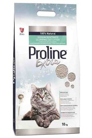 PROLINE - Proline Extra Topaklanan Bentonit Kedi Kumu 10kg PROLINE - Proline Extra Topaklanan Bentonit Kedi Kumu 10kg