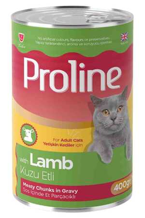 PROLINE - Proline Kuzu Etli Yetişkin Kedi Konservesi 400gr PROLINE - Proline Kuzu Etli Yetişkin Kedi Konservesi 400gr