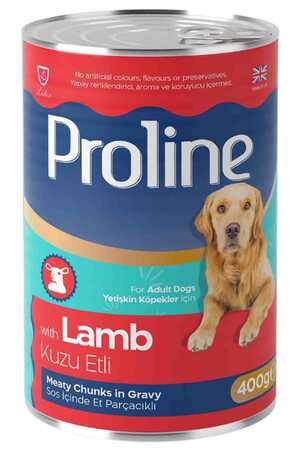 PROLINE - Proline Kuzu Etli Yetişkin Köpek Konservesi 400gr PROLINE - Proline Kuzu Etli Yetişkin Köpek Konservesi 400gr