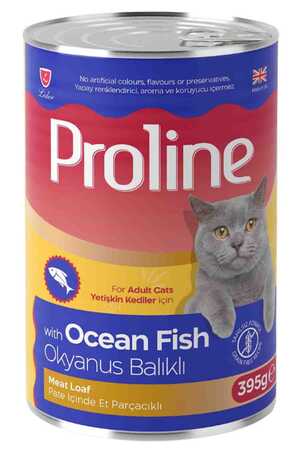 PROLINE - Proline Okyanus Balıklı Yetişkin Kedi Konservesi 395gr PROLINE - Proline Okyanus Balıklı Yetişkin Kedi Konservesi 395gr