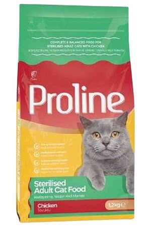 PROLINE - Proline Tavuklu Kısırlaştırılmış Kedi Maması 1,2kg PROLINE - Proline Tavuklu Kısırlaştırılmış Kedi Maması 1,2kg