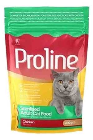 PROLINE - Proline Tavuklu Kısırlaştırılmış Kedi Maması 400gr PROLINE - Proline Tavuklu Kısırlaştırılmış Kedi Maması 400gr