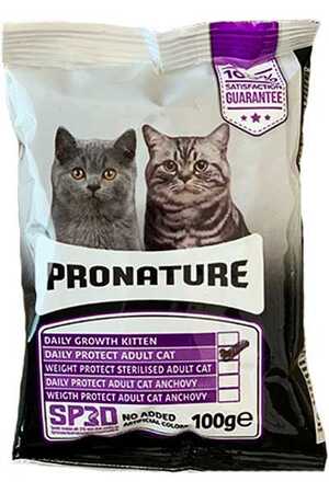 PRONATURE - Pronature Daily Protect Hamsili ve Pirinçli Yetişkin Kedi Maması 100gr