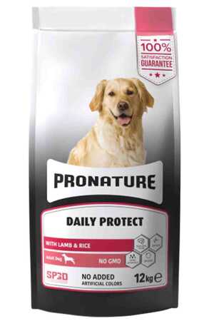 PRONATURE - Pronature Daily Protect Kuzu Etli Yetişkin Köpek Maması 12kg