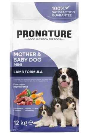 PRONATURE - Pronature Mother&Baby Dog Kuzulu ve Pirinçli Köpek Maması 12kg