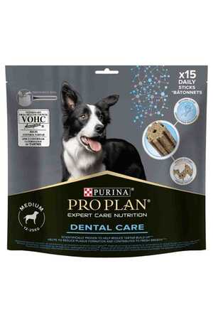 PROPLAN - Proplan Dental Care Diş Sağlığı için Orta Irk Köpek Ödülü 345gr 15li