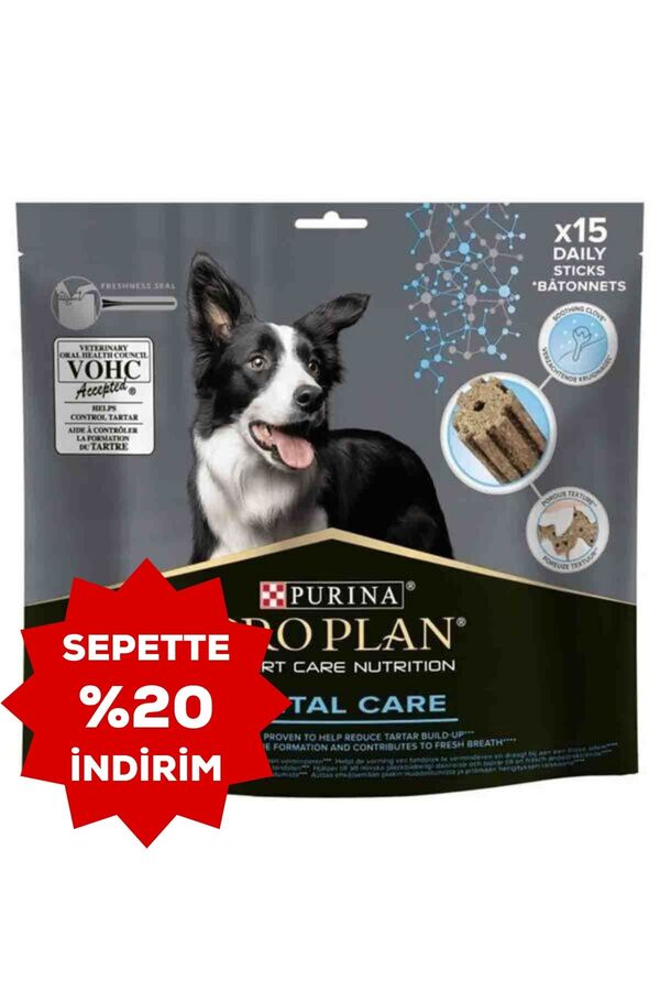 Proplan Dental Care Diş Sağlığı için Orta Irk Köpek Ödülü 345gr 15li
