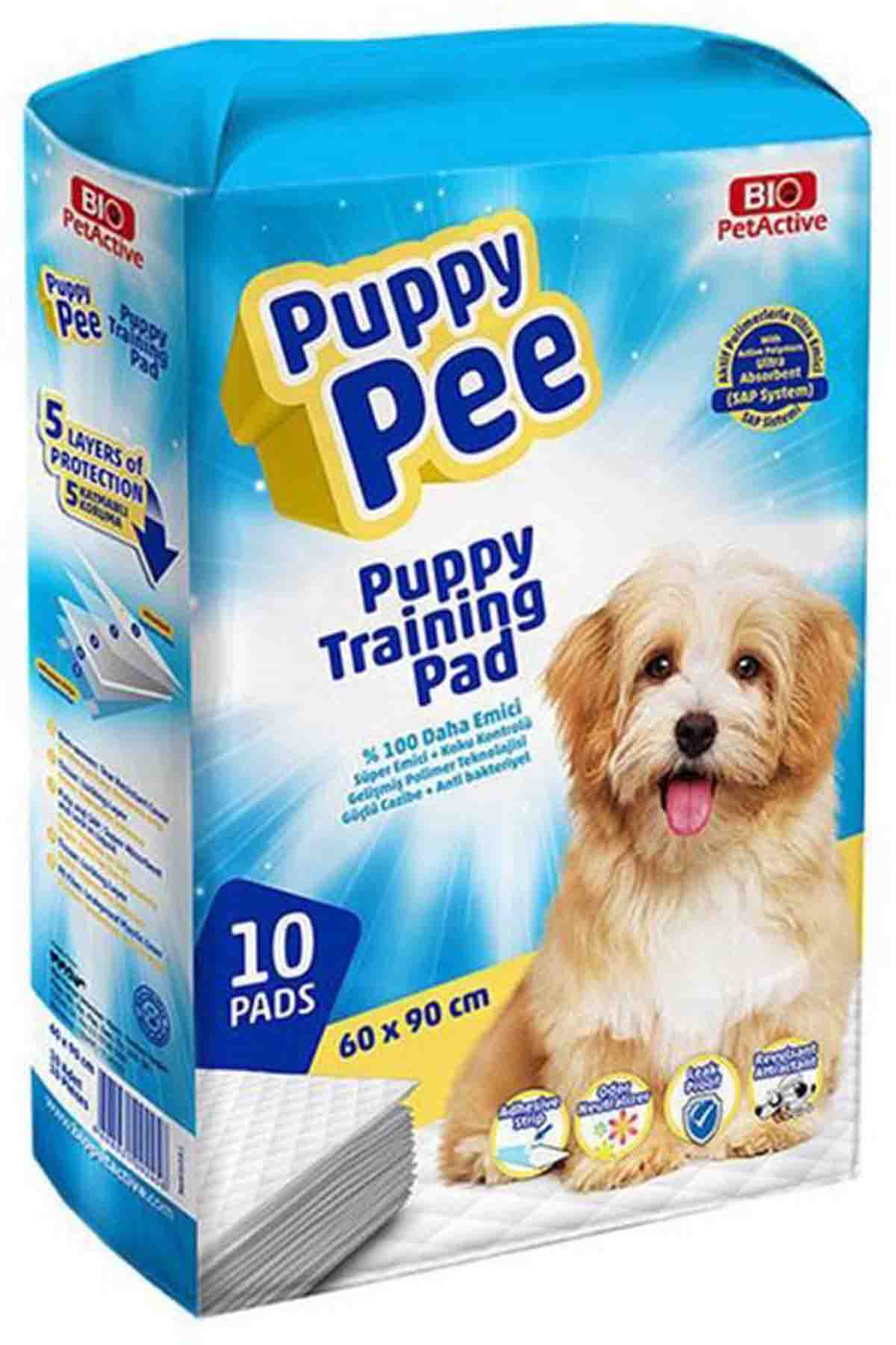 Bio PetActive Puppy Pea Yavru Köpekler İçin Çiş Pedi 60X90  Bio PetActive Puppy Pea Yavru Köpekler İçin Çiş Pedi 60X90