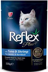 REFLEX - Refleks Plus Ton Balığı ve Karidesli Kedi Konservesi 100gr