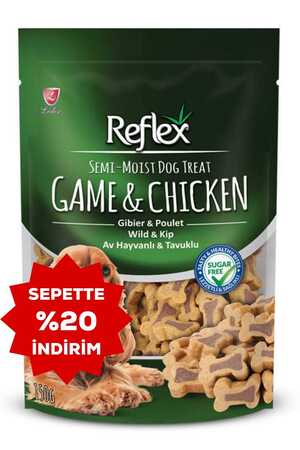Reflex Av Hayvanlı ve Tavuklu Köpek Ödül Maması 150gr - Thumbnail