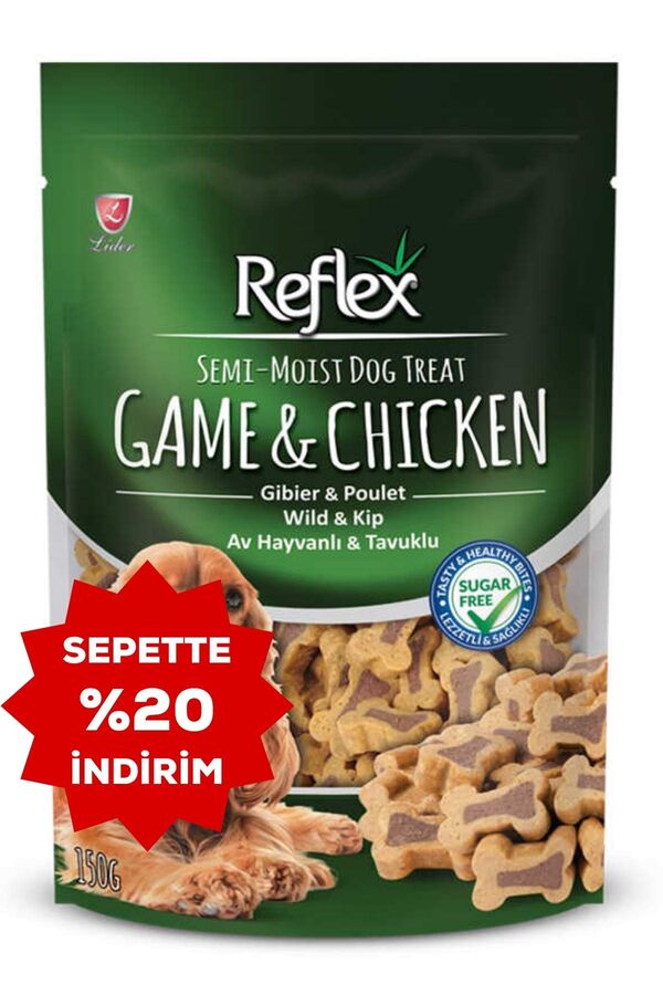 Reflex Av Hayvanlı ve Tavuklu Köpek Ödül Maması 150gr