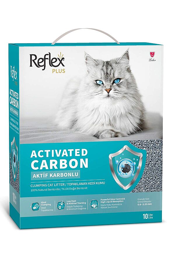 Reflex Box Active Carbon Gri Kedi Kumu 10lt - 2