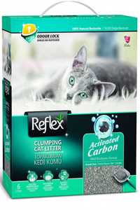 REFLEX - Reflex Box Active Carbon Gri Kedi Kumu 6lt REFLEX - Reflex Box Active Carbon Gri Kedi Kumu 6lt