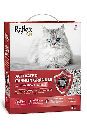 Reflex Box Granül Active Carbon Kedi Kumu 10lt (1)
