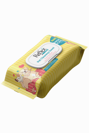 REFLEX - Reflex Care Nergis Kokulu Kedi ve Köpekler için Temizleme Mendili 50li