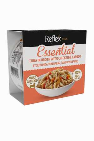 Reflex Plus Ton Balığı Tavuk ve Havuçlu Kedi Konservesi 70gr - Thumbnail (1)