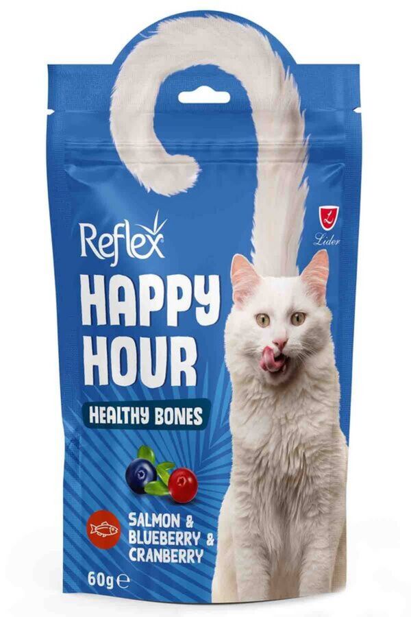 Reflex Happy Hour Sağlıklı Kemikleri Destekleyici Kedi Ödül Maması 60gr Reflex Happy Hour Sağlıklı Kemikleri Destekleyici Kedi Ödül Maması 60gr
