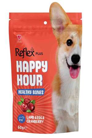 REFLEX - Reflex Happy Hour Sağlıklı Kemikler İçin Destekleyici Köpek Ödül Maması 60gr REFLEX - Reflex Happy Hour Sağlıklı Kemikler İçin Destekleyici Köpek Ödül Maması 60gr