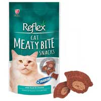REFLEX - Reflex Meaty Bite Ördekli Peynirli Kedi Ödül Maması 40gr REFLEX - Reflex Meaty Bite Ördekli Peynirli Kedi Ödül Maması 40gr