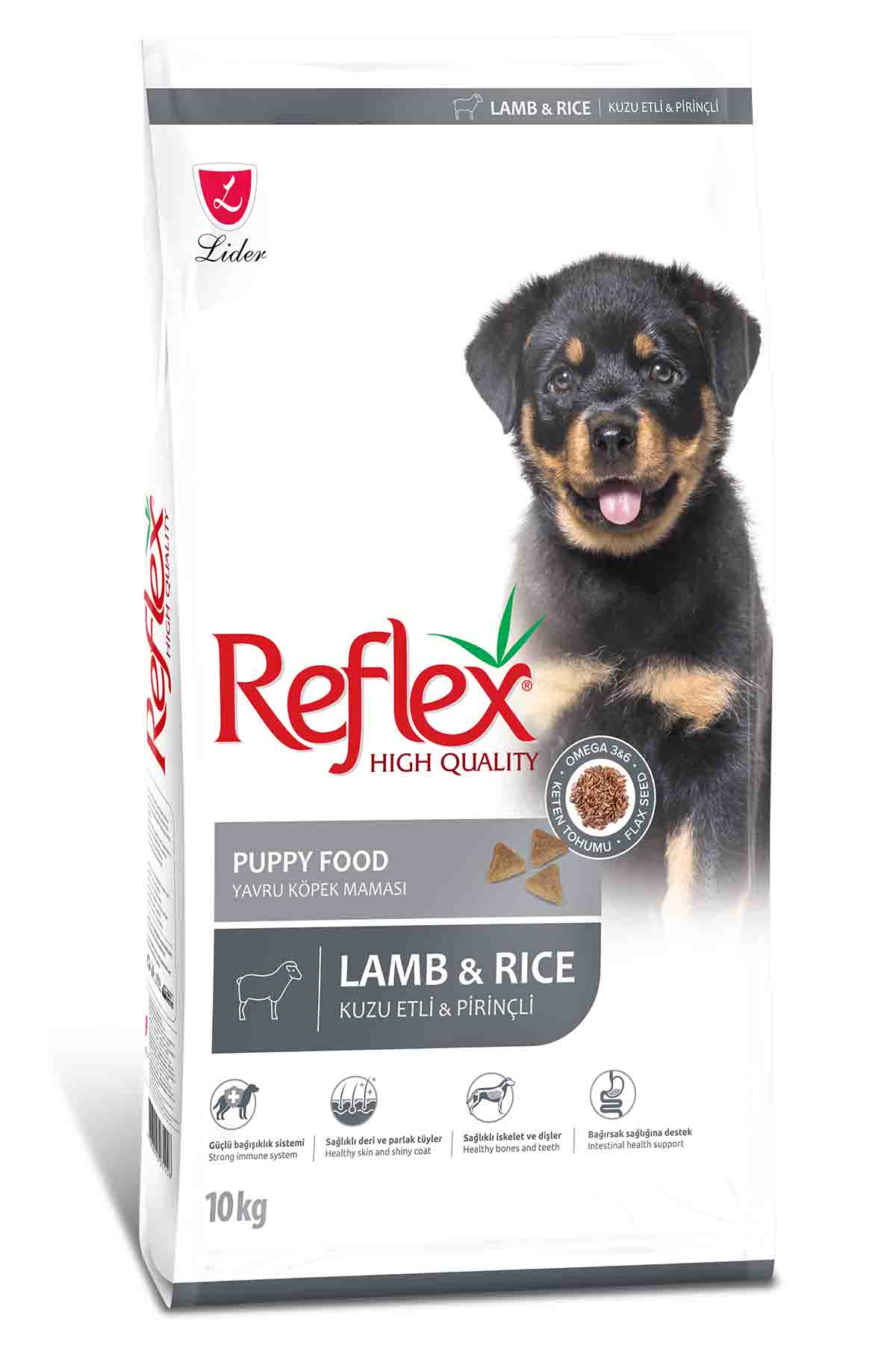 Reflex Kuzu Etli & Pirinçli Yavru Köpek Maması 10kg - 1