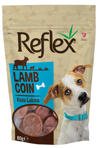 REFLEX - Reflex Kuzu Etli Pul Köpek Ödülü 80gr REFLEX - Reflex Kuzu Etli Pul Köpek Ödülü 80gr