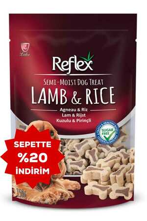 Reflex Kuzulu ve Pirinçli Köpek Ödül Maması 150gr - Thumbnail