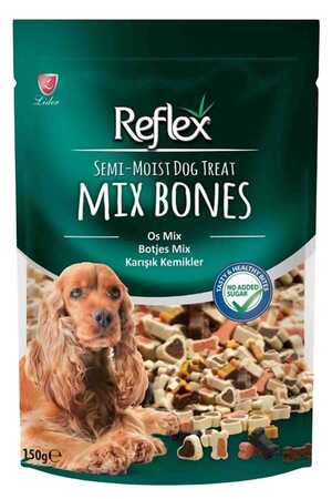 Reflex Mix Bones Yarı Yumuşak Köpek Ödül Maması 150gr - Thumbnail