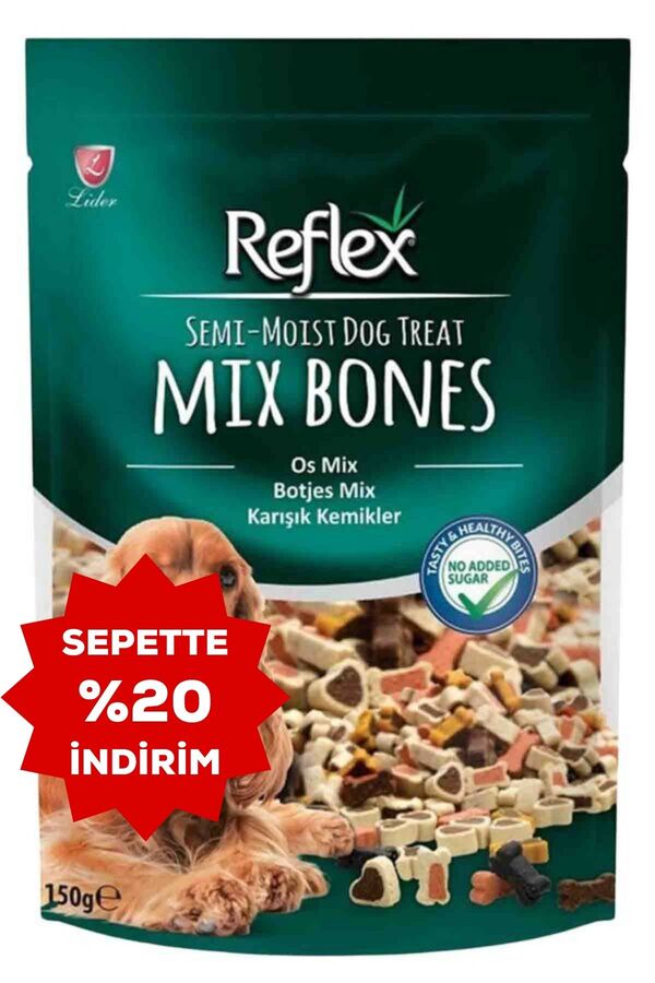 Reflex Mix Bones Yarı Yumuşak Köpek Ödül Maması 150gr