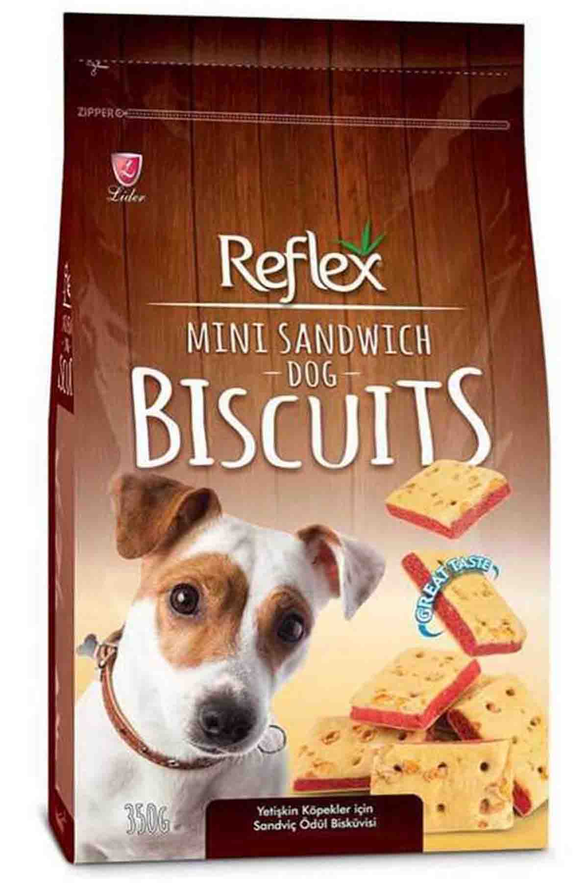 Reflex Peynirli Sandviç Kare Köpek Ödül Bisküvisi 350gr