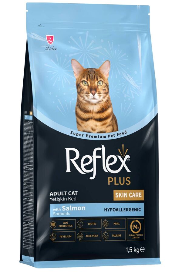 Reflex Plus Skin Care Somonlu Yetişkin Kedi Maması 1,5kg