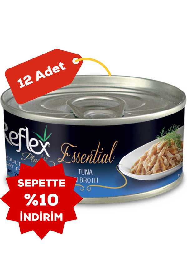 Reflex Plus Atlantik Ton Balıklı Kedi Konservesi 12x70gr 12li