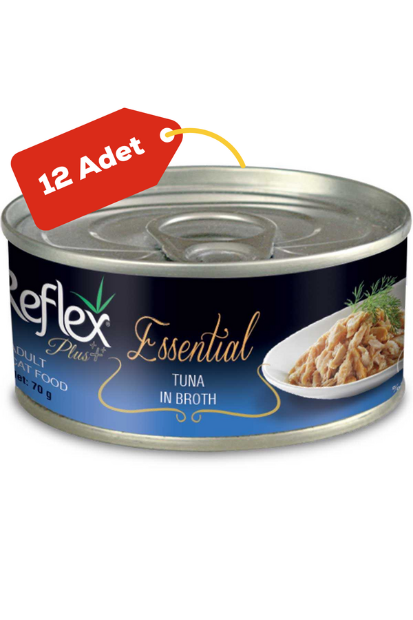 Reflex Plus Atlantik Ton Balıklı Kedi Konservesi 12x70gr 12li