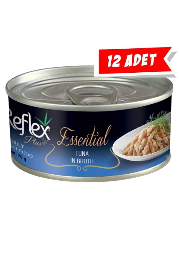 Reflex Plus Atlantik Ton Balıklı Kedi Konservesi 12x70gr 12li