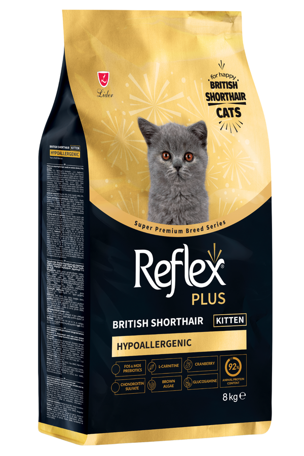 Reflex Plus British Shorthair Yavru Kedi Maması 8 Kg