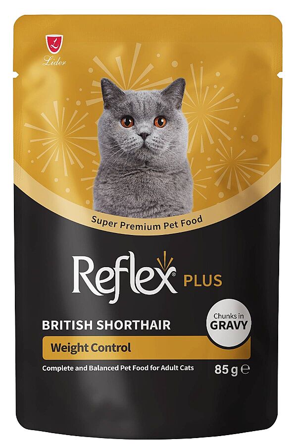 Reflex Plus British Shorthair Yetişkin Kedi Konservesi 85gr - 1
