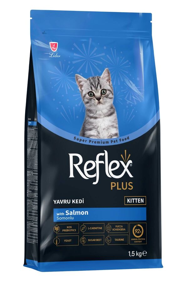 Reflex Plus Kitten Somonlu Yavru Kedi Maması 1,5kg