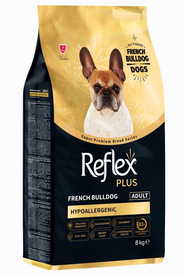 Reflex Plus French Bulldog Yetişkin Köpek Maması 8kg - 1