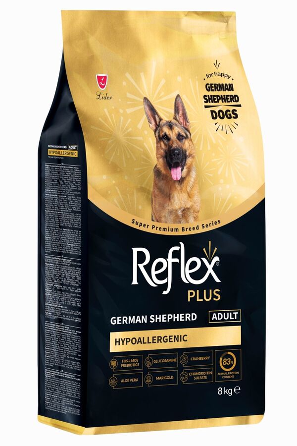 Reflex Plus German Shepherd Yetişkin Köpek Maması 8kg