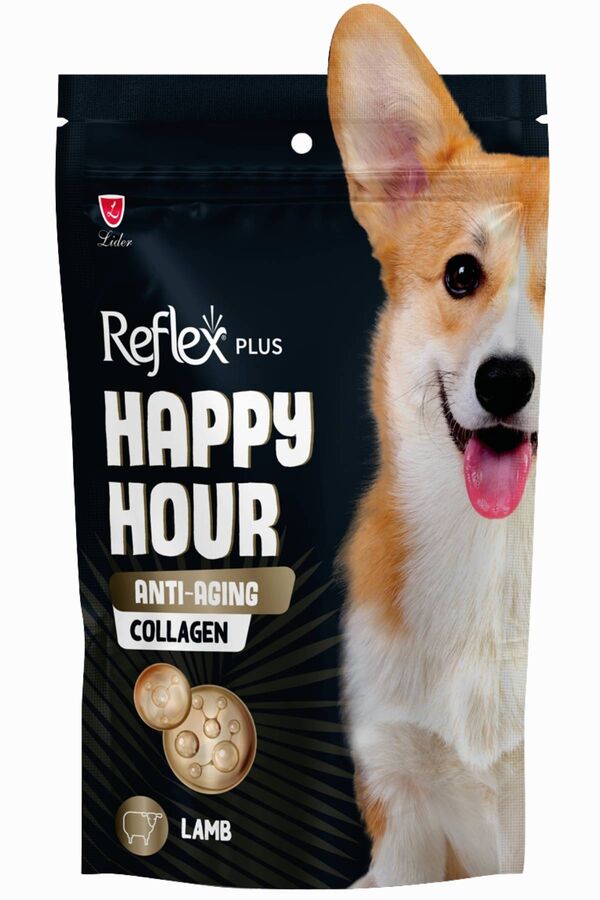 Reflex Plus Happy Hour Kuzulu Anti-Aging Collagen Yetişkin Köpekler İçin Ödül Maması 60gr