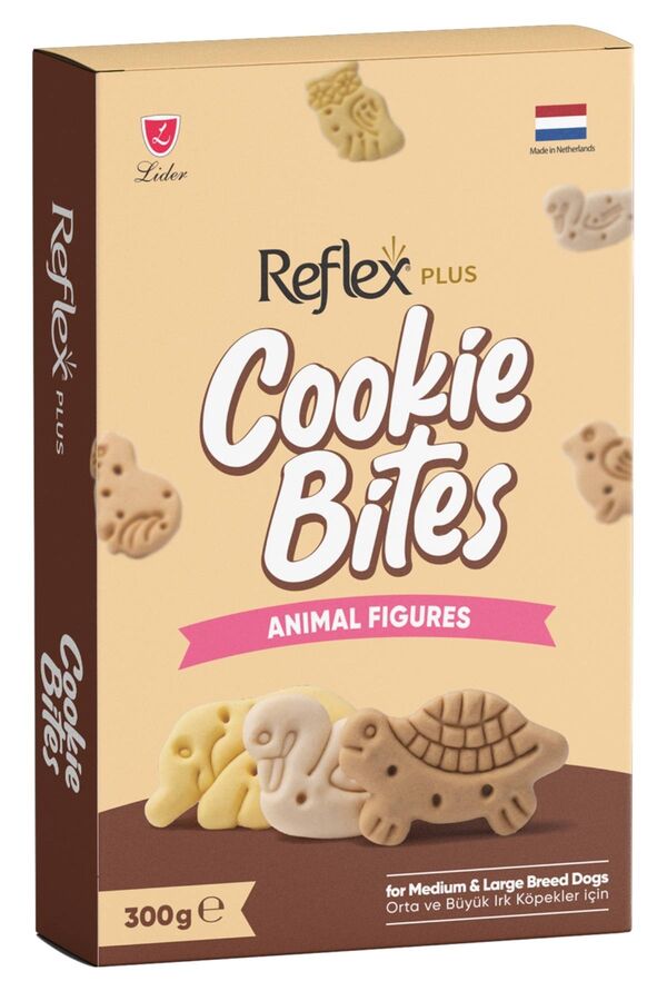 Reflex Plus Hayvan Figürlü Orta ve Büyük Irk Yetişkin Köpek Ödül Maması 300gr