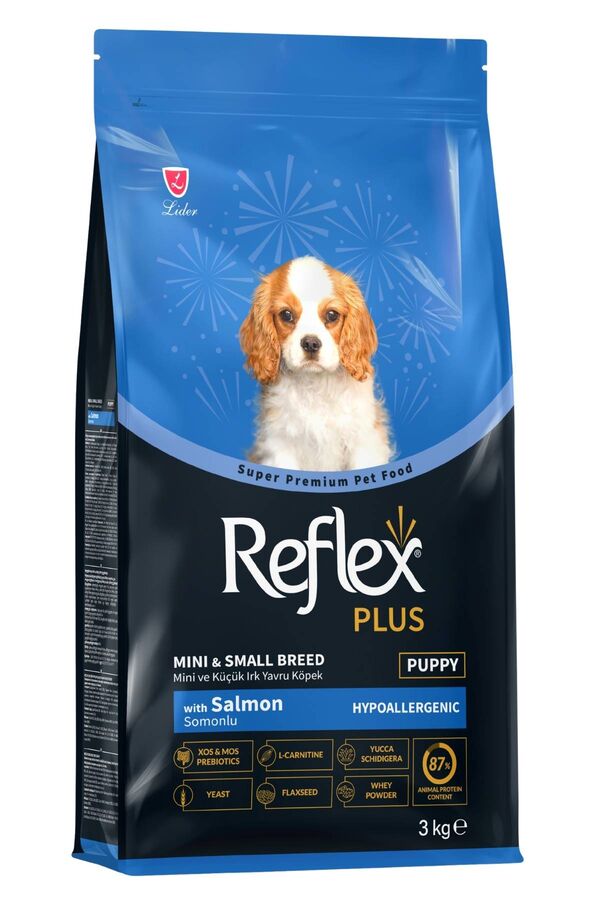 Reflex Plus Hipoalerjenik Somonlu Küçük Irk Yavru Köpek Maması 3kg