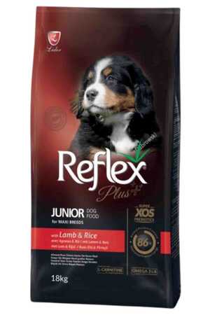 REFLEX - Reflex Plus Junior Kuzu Etli Pirinçli Büyük Irk Yavru Köpek Maması 18kg REFLEX - Reflex Plus Junior Kuzu Etli Pirinçli Büyük Irk Yavru Köpek Maması 18kg