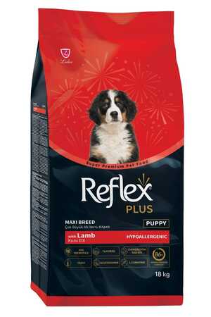 Reflex Plus Junior Kuzu Etli Pirinçli Büyük Irk Yavru Köpek Maması 18kg - Thumbnail