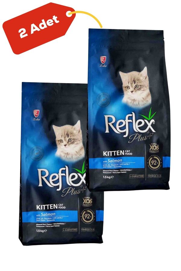 Reflex Plus Kitten Somonlu Yavru Kedi Maması 2x1,5kg