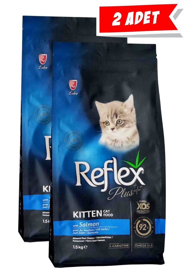 Reflex Plus Kitten Somonlu Yavru Kedi Maması 2x1,5kg