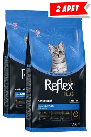 Reflex Plus Kitten Somonlu Yavru Kedi Maması 2x1,5kg